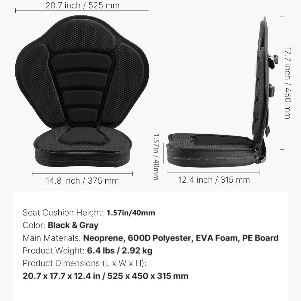 Kayak Seat SUP Board Accessori - огляд і ціна Fishing Kayak Crate